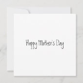 クールなママへのタトゥーとハーレクインの母の日 カード (裏面)