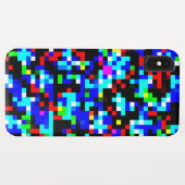 クールなマルチカラーの四角いライン模様 Case-Mate iPhoneケース (裏面(横))