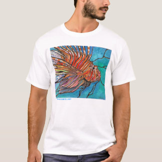 クールなミノカサゴの熱帯魚のTurkeyfishのTシャツの芸術 Tシャツ