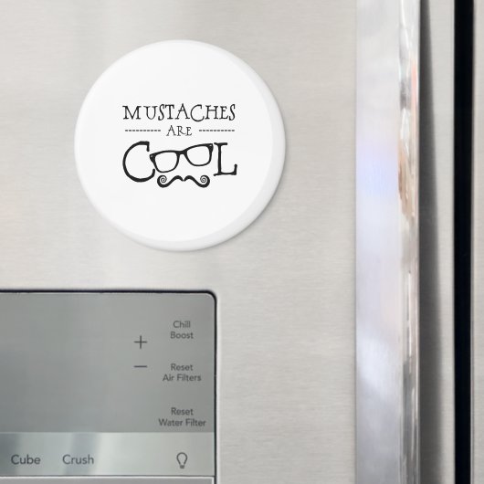クールなメガネのひげ マグネット (インサイチュ (冷蔵庫))