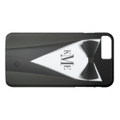 クールなメンズタキシードのスーツパターン-男らしいモノグラム Case-Mate iPhoneケース (裏面(横))