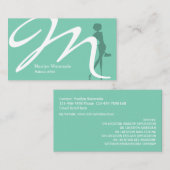 クールなメーキャップアーティストの名刺 名刺 (正面/裏面)