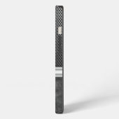 クールなモノグラム ラギッドルック iPhoneケース (左側面)