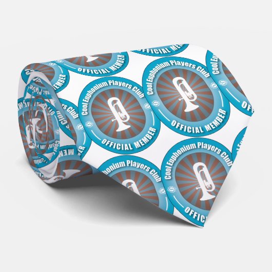 クールなユーフォニアムプレーヤークラブ ネクタイ (ロール)