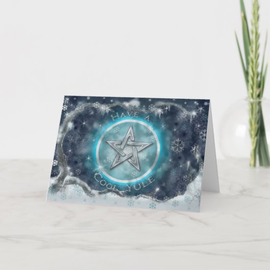 クールなユール(キリスト降誕祭)カード シーズンカード (正面)