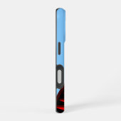クールなラインの模様 iPhone 16ケース (右側面)