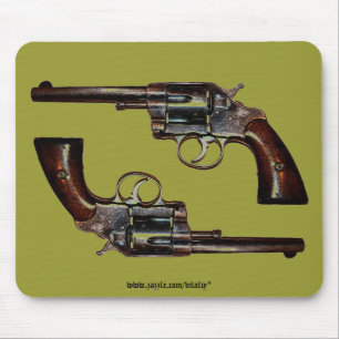 クールなリボルバーmousepad マウスパッド