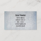 クールなレトロのオーディオ・カセットテープ| DJのプロフェッショナル 名刺 (裏面)