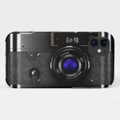 クールなレトロのヴィンテージの距離計のカメラ#3 Case-Mate iPhoneケース (裏面(横))