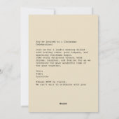 クールなレトロサンタの肖像 シーズンカード (裏面)