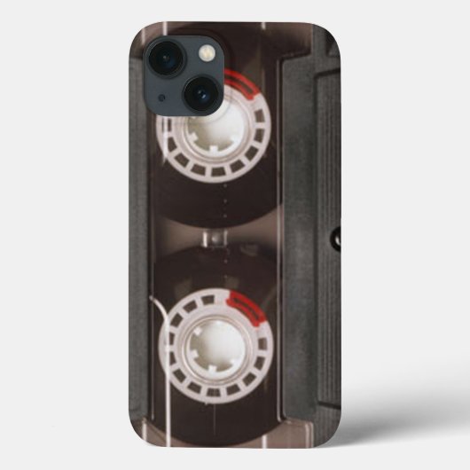 クールなレトロ80年代のビンテージ・テープカセット Case-Mate iPhoneケース (裏面)