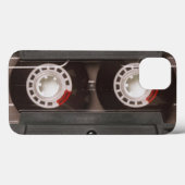クールなレトロ80年代のビンテージ・テープカセット Case-Mate iPhoneケース (裏面 (横))