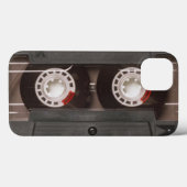 クールなレトロ80年代のビンテージ・テープカセット Case-Mate iPhoneケース (裏面 (横))