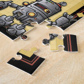 クールなロボットパズル ジグソーパズル (側面)
