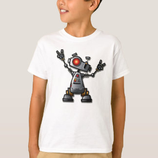 クールなロボット Tシャツ