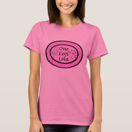 クールなローラひとり Tシャツ (正面)