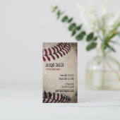 クールなヴィンテージのグランジな野球 名刺 (スタンド正面)