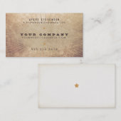 クールなヴィンテージカントリーウェスタンサンburst 名刺 (正面/裏面)