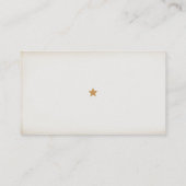 クールなヴィンテージカントリーウェスタンサンburst 名刺 (裏面)