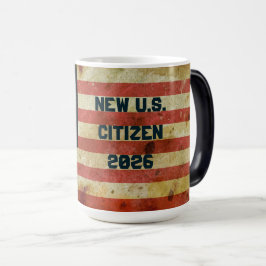 クールなヴィンテージ アメリカ市民 コーヒーマグカップ 2026 モーフィングマグカップ