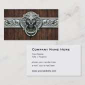 クールなヴィンテージDoorknocker #1A Personalizable 名刺 (正面/裏面)