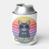 クールな一匹の猫 缶クーラー (缶正面)