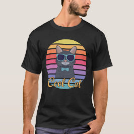 クールな一匹の猫 Tシャツ