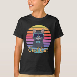 クールな一匹の猫 Tシャツ