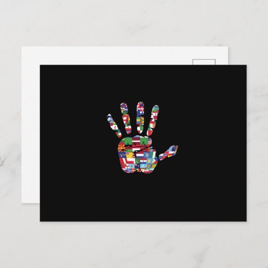 クールな世界の自閉症の認識度 シーズンポストカード (正面/裏面)