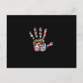 クールな世界の自閉症の認識度 シーズンポストカード (正面)