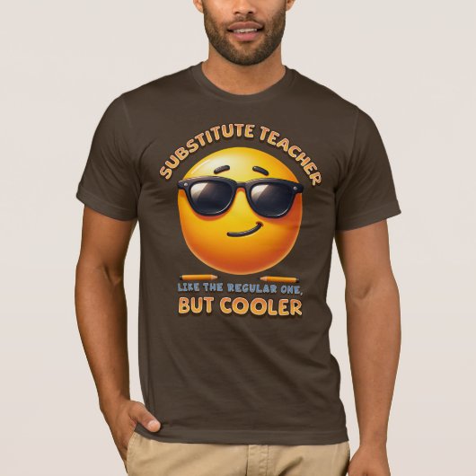 クールな代理教師Tシャツ Tシャツ (正面)