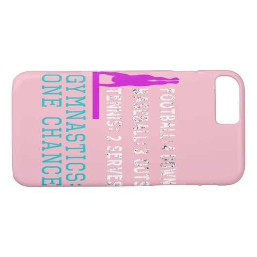 クールな体操は1個のチャンスのギフトだけを与えます Case-Mate iPhoneケース (裏面(横))