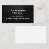 クールな便利屋のテーマ 名刺 (正面/裏面)