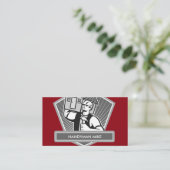 クールな便利屋の建築 名刺 (スタンド正面)