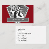 クールな便利屋の建築 名刺 (正面/裏面)