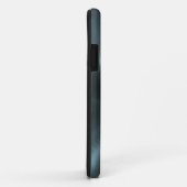 クールな光沢がある放射状の鋼鉄金属 Case-Mate iPhoneケース (裏面/右)