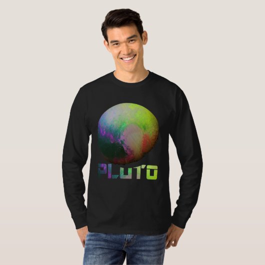 クールな冥王星・準惑星・カイパーベルト・天文学 Tシャツ (正面フル)