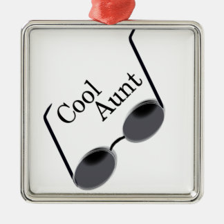 クールな叔母さん メタルオーナメント