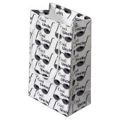 クールな叔父さんギフトバッグ スモールペーパーバッグ (裏面アングル)