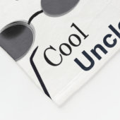 クールな叔父さんフリースブランケット フリースブランケット (角)