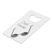 クールな叔父さん栓抜き クレジットカード栓抜き (裏面アングル)