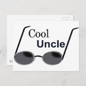 クールな叔父さん ポストカード (正面/裏面)