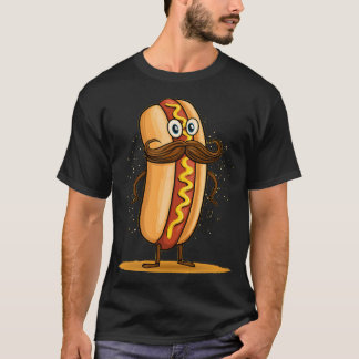 クールな口ひげ あごひげ Tシャツ