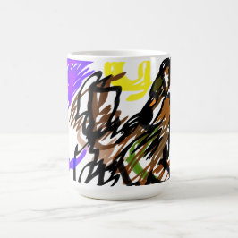 クールな喜びの狼 コーヒーマグカップ