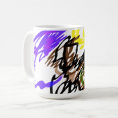 クールな喜びの狼 コーヒーマグカップ (正面左)