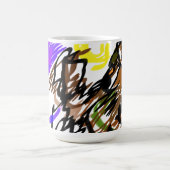 クールな喜びの狼 コーヒーマグカップ (中央)