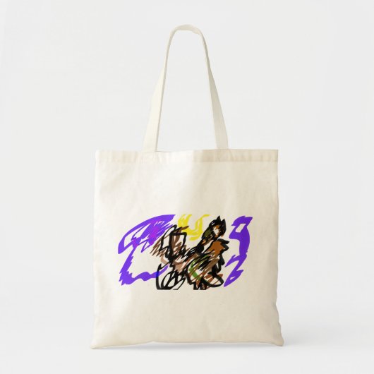 クールな喜びの狼 トートバッグ (正面)