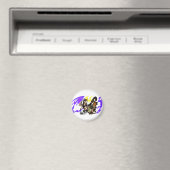 クールな喜びの狼 マグネット (インサイチュ (食洗機))