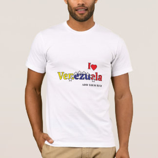 クールな国旗 カスタマイズ メンズ ベネズエラ Tシャツ