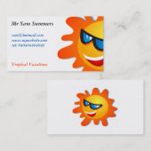 クールな夏日曜日 名刺 (正面/裏面)